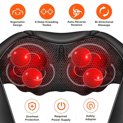 Electric Neck & Back Heat Massager