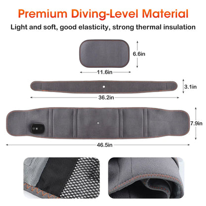 Electric Infrared Heating Waisted Massager Belt