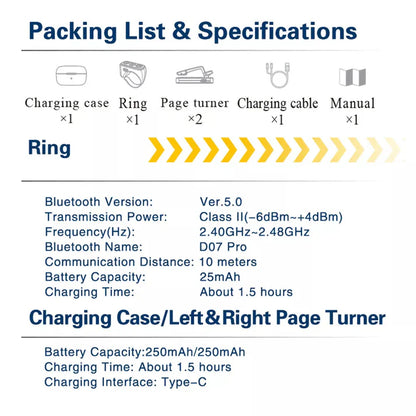 Fingertip Wireless Bluetooth Remote Control